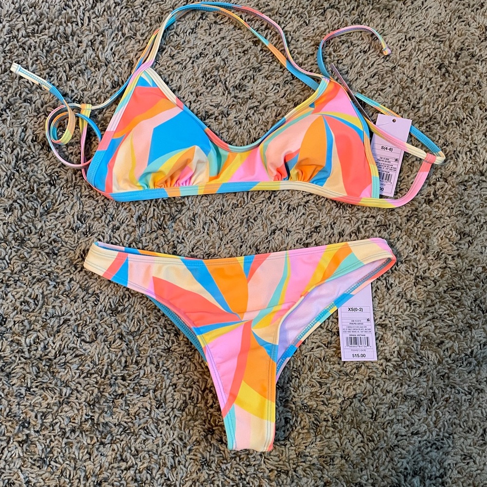 Wild Fable Multicolor Bikini Set